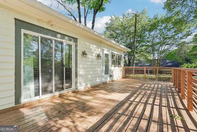 view of deck