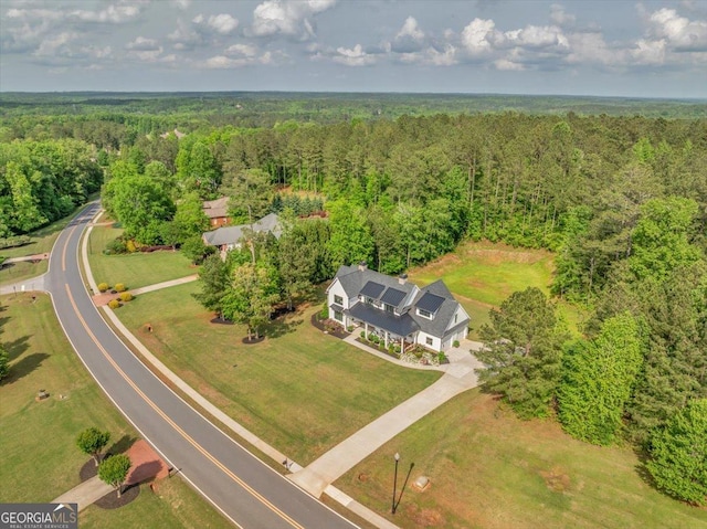 205 River Forest Dr, Forsyth, GA 31029 - birds eye view of property with a view of trees
