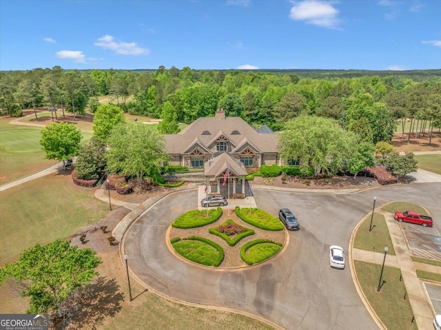 205 River Forest Dr, Forsyth, GA 31029 - bird's eye view featuring a view of trees