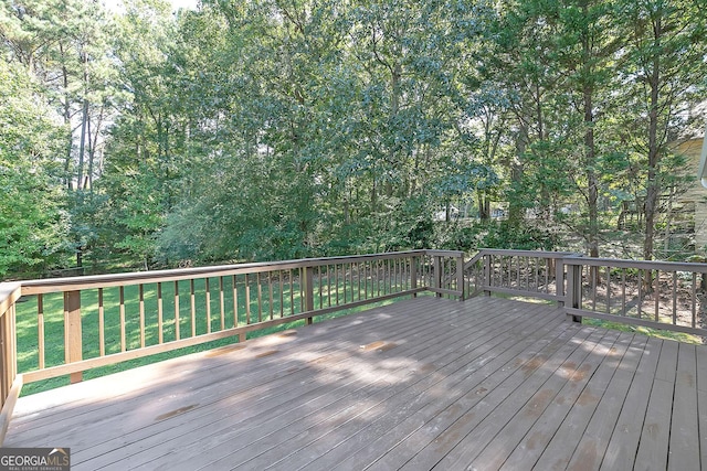 304 N Briar Rdg, Woodstock, GA 30189 - wooden deck featuring a yard