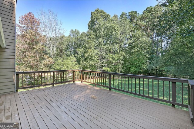 304 N Briar Rdg, Woodstock, GA 30189 - wooden terrace with a yard