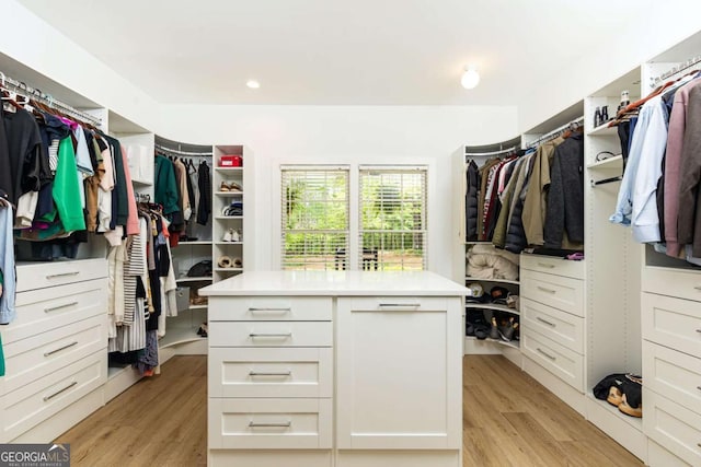 3380 Hill Forest Trl NW, Acworth, GA 30101 - spacious closet featuring light wood-style floors