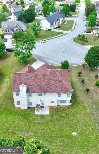 drone / aerial view featuring a residential view
