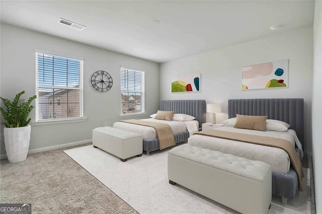340 Paulownia Cir, Mcdonough, GA 30253 - bedroom with visible vents, carpet floors, and baseboards