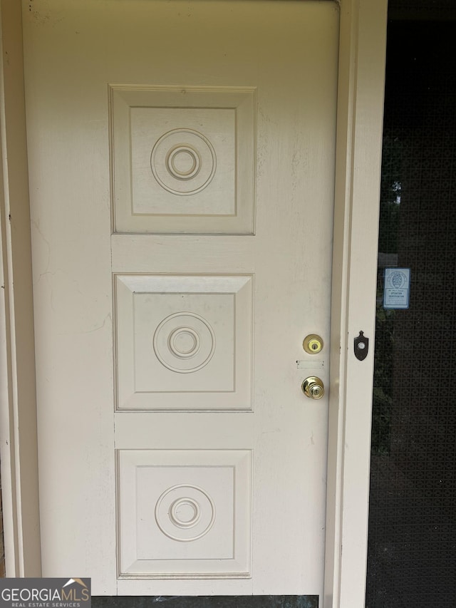 view of details