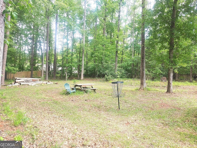 view of yard