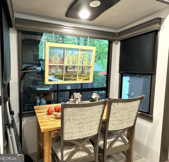 view of dining space