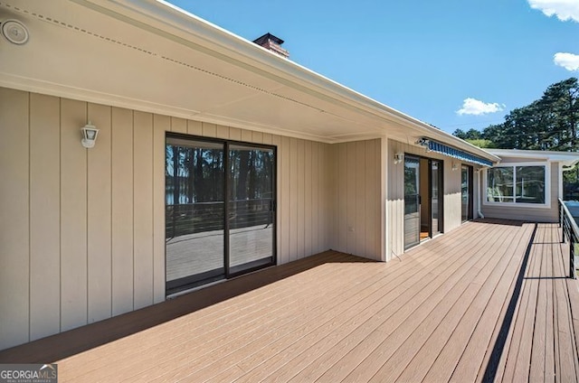 view of deck