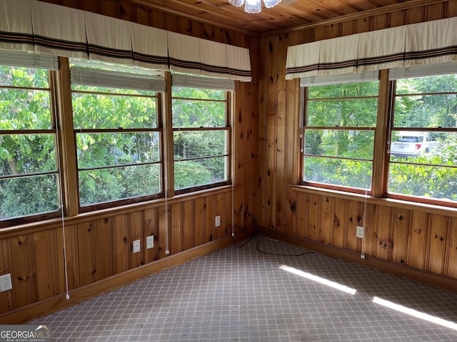 106 Zenith St, Dublin, GA 31021 - carpeted empty room featuring wood walls