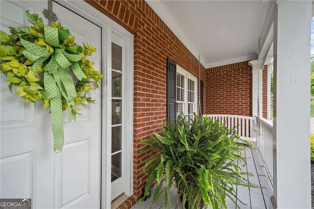 9310 Old Preserve Trl, Ball Ground, GA 30107 - balcony featuring covered porch