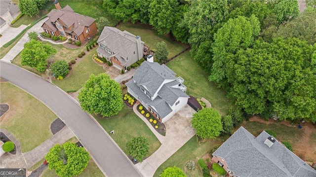 9310 Old Preserve Trl, Ball Ground, GA 30107 - birds eye view of property featuring a residential view