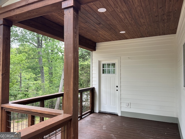 135 Church St, Palmetto, GA 30268 - view of wooden terrace