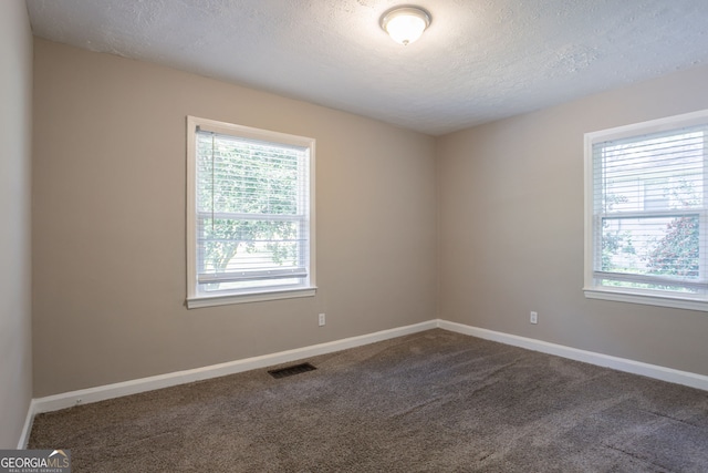 2041 W Flat Shoals Ter, Decatur, GA 30034 - spare room featuring a textured ceiling, visible vents, and plenty of natural light