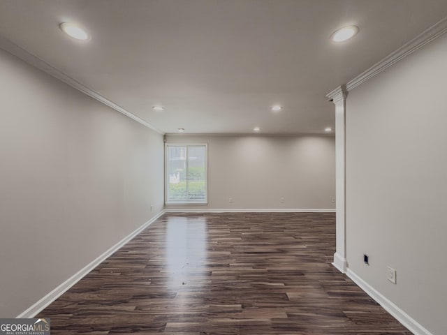 3301 Henderson Mill Rd Unit D3, Atlanta, GA 30341 - empty room with baseboards, ornamental molding, and recessed lighting