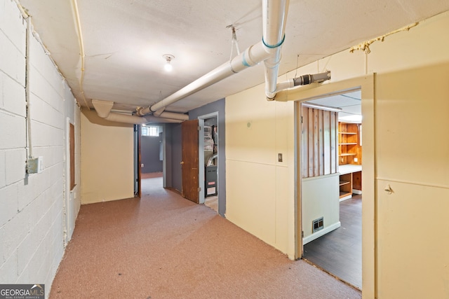 2823 Connally Dr SW, Atlanta, GA 30311 - corridor with concrete block wall