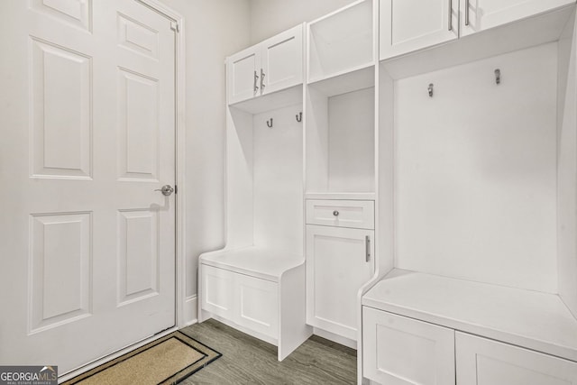 1606 Chancery Ln, Lithia Springs, GA 30122 - mudroom with wood finished floors and baseboards