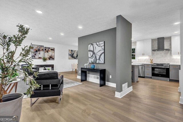 3182 Wakefield Dr, Decatur, GA 30034 - living area with recessed lighting and baseboards