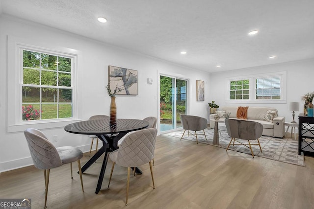 3182 Wakefield Dr, Decatur, GA 30034 - dining room with recessed lighting, wood finished floors, and baseboards