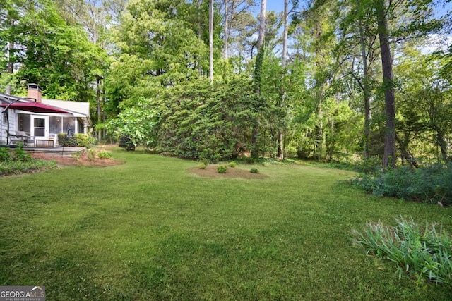 view of yard