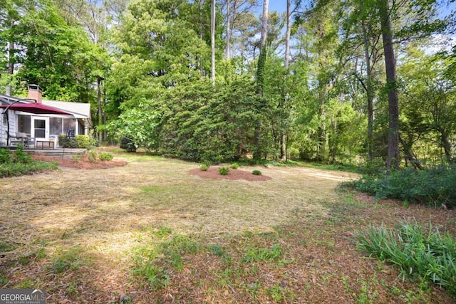 view of yard