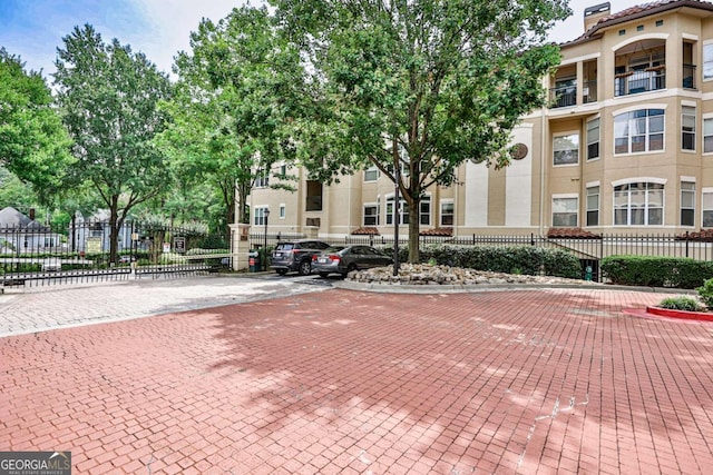 exterior space featuring fence