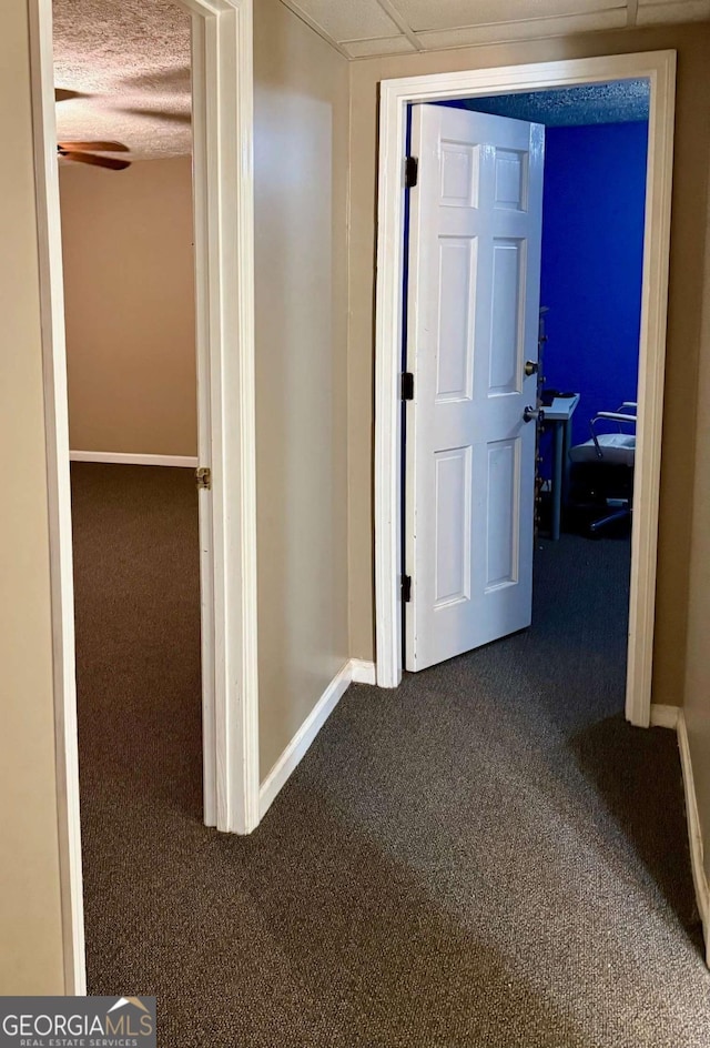3517 Duncan Bridge Rd, Cleveland, GA 30528 - hallway featuring carpet floors and baseboards