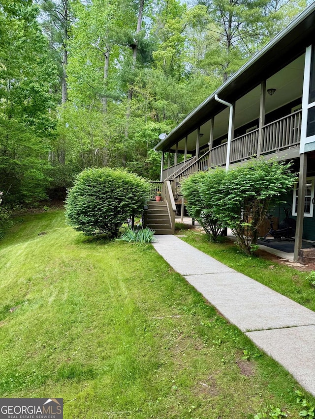 3517 Duncan Bridge Rd, Cleveland, GA 30528 - view of yard