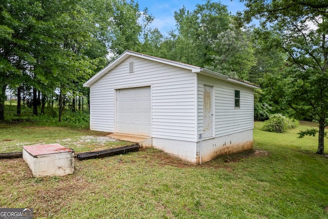 view of outbuilding with an outdoor structure