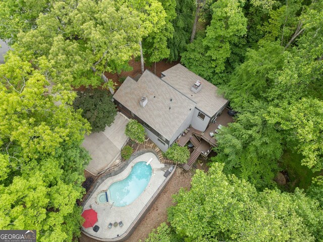 drone / aerial view