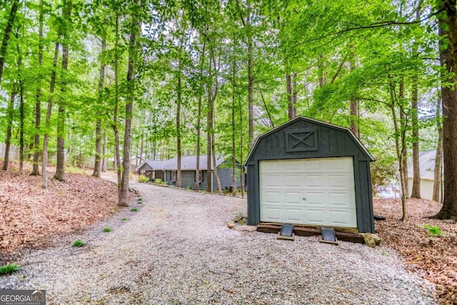 1860 Apalachee Woods Trl, Buckhead, GA 30625 - detached garage with a storage unit