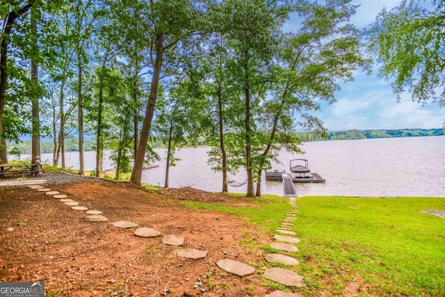 1860 Apalachee Woods Trl, Buckhead, GA 30625 - property view of water with a dock
