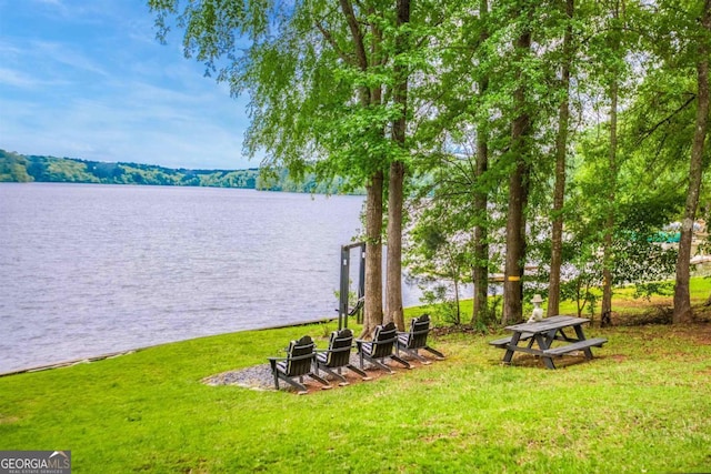 1860 Apalachee Woods Trl, Buckhead, GA 30625 - view of yard featuring a water view