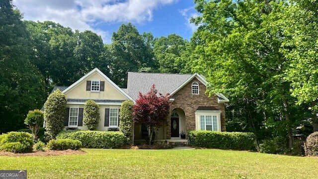 169 Cambridge Way, Macon, GA 31220 - view of front facade featuring a front yard