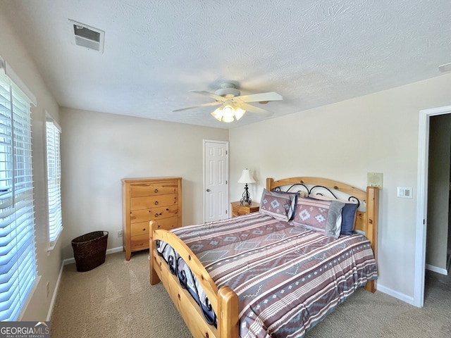 4614 Capers Xing W, Peachtree Corners, GA 30092 - bedroom with carpet flooring, visible vents, and multiple windows