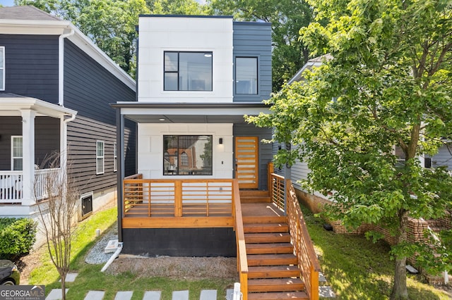 906 Mcdaniel St, Atlanta, GA 30310 - modern home featuring a porch