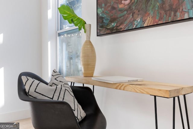 dining room featuring baseboards