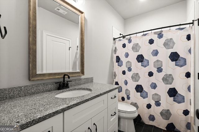 3668 Spring St, Chamblee, GA 30341 - bathroom with vanity and a shower with curtain