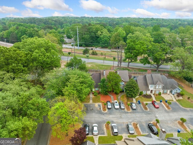 3765 Windsor Cir, Clarkston, GA 30021 - birds eye view of property with a view of trees