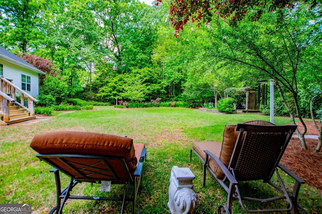view of yard