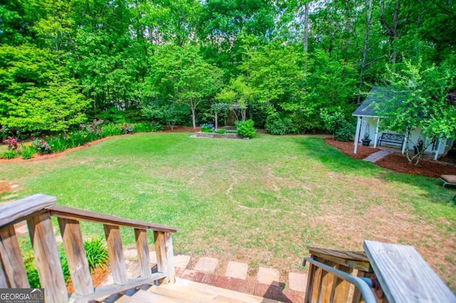 view of yard