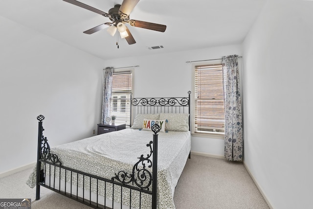 8275 Majors Ridge Way, Cumming, GA 30041 - bedroom with carpet flooring, baseboards, and ceiling fan
