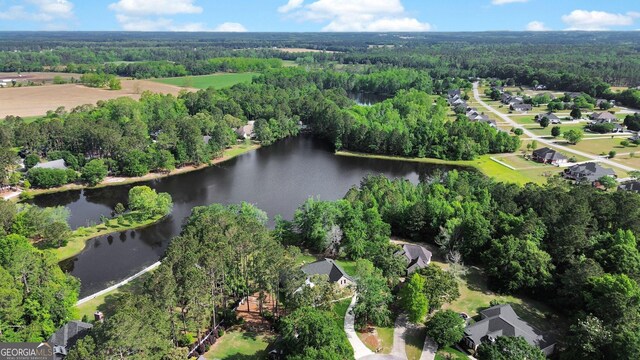 1703 Windsor Rd, Statesboro, GA 30461 - aerial view of property and surrounding area featuring a large body of water