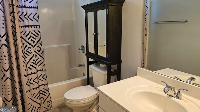 350 Wood Lake Dr Unit 13, Athens, GA 30606 - full bathroom with shower / bath combo with shower curtain, toilet, and vanity