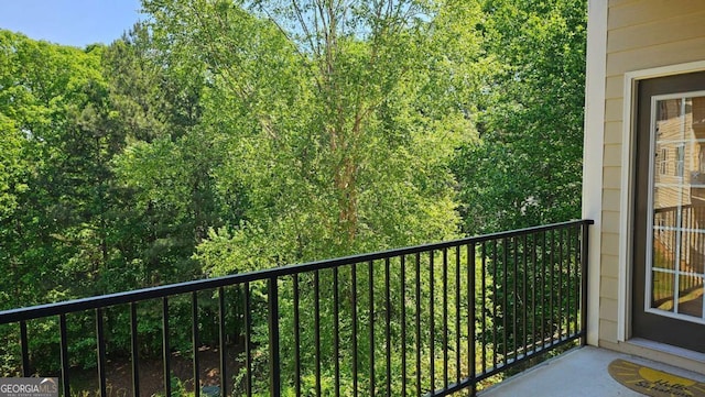 350 Wood Lake Dr Unit 13, Athens, GA 30606 - balcony with a wooded view