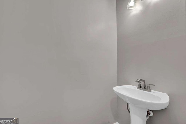 bathroom with a sink