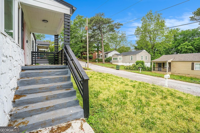 248 Upshaw St SW, Atlanta, GA 30315 - staircase featuring a residential view