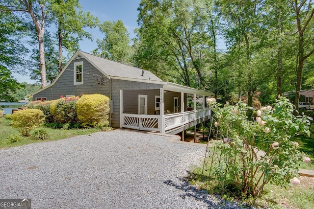 2240 Lake Dr NE, Conyers, GA 30012 - view of property exterior featuring a porch