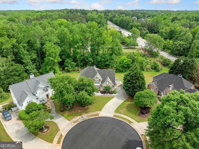 209 Braemar Ct, Mcdonough, GA 30253 - drone / aerial view with a forest view