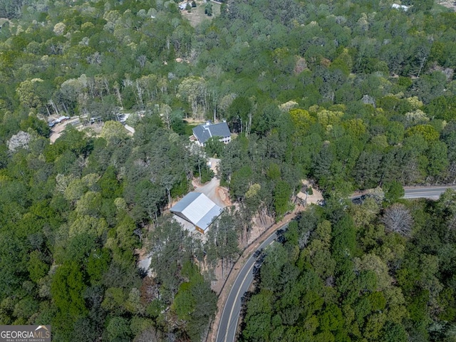 1141 Addington Ln, Waleska, GA 30183 - bird's eye view with a wooded view