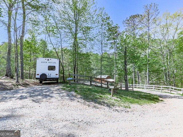 1141 Addington Ln, Waleska, GA 30183 - view of car parking with fence